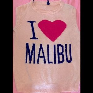 Winter Malibu sweater